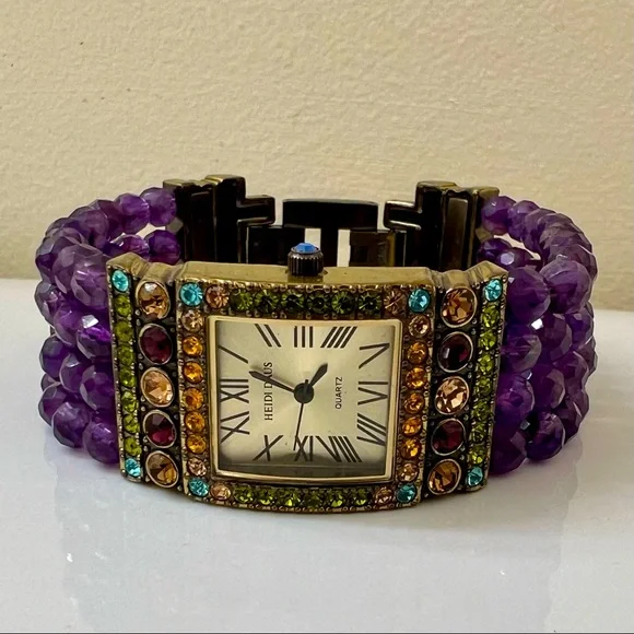 Heidi Daus | Accessories | Heidi Daus Amethyst Art Deco  display picture 1